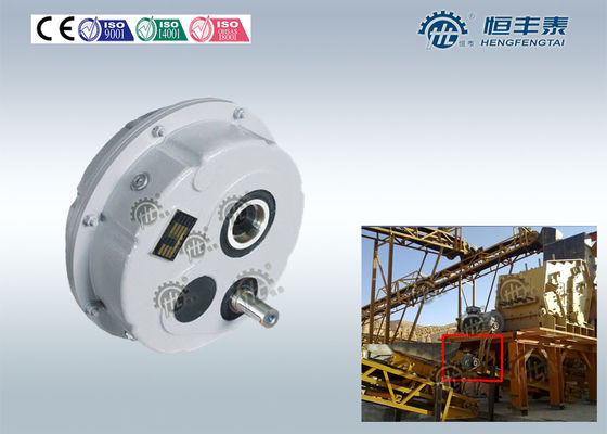Two Stage Reduction Ratio 15 HXG50 Shaft Mounted Speed Reducer Gearbox With Tensioner